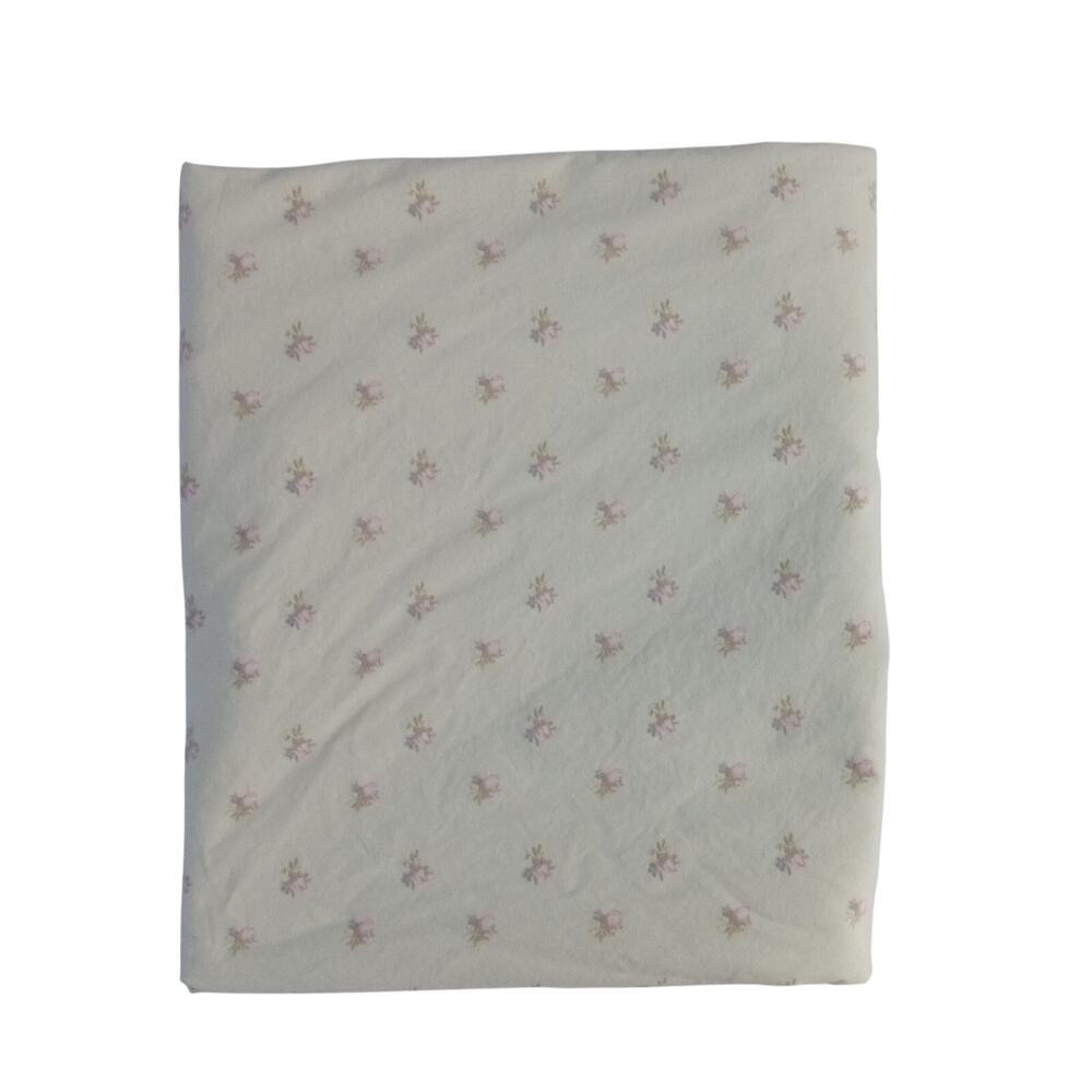 Rachel Ashwell Simply Shabby Chic Blush Beauty  Mint Green Full Flat Sheet